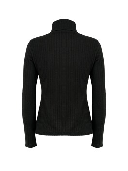 Lupetto basico a costine con lurex - 3