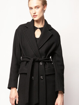 Cappotto a vestaglia in panno - 3