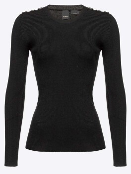 Maglia aderente a costine