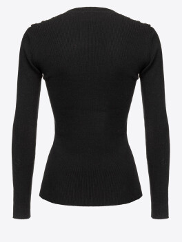 Maglia aderente a costine - 3