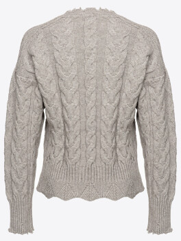 Pullover a maxi trecce - 3