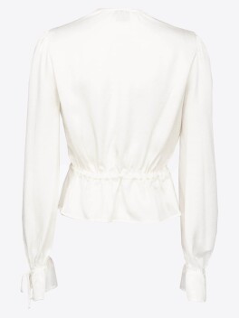 Blusa in raso martellato - 3