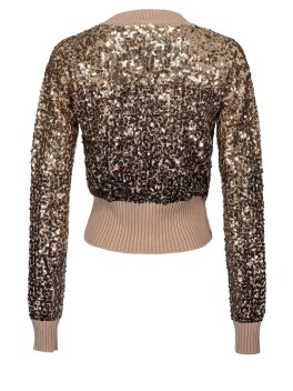 Cardigan in maglia full paillettes - 3