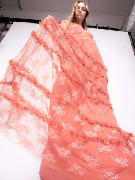 Maxi vestito in pizzo - 3