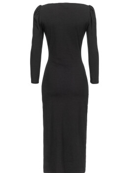 Vestito lungo con arriccio davanti - 3