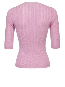 Maglia tricot punto fantasia - 3