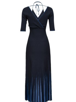 Vestito lungo in maglia lurex