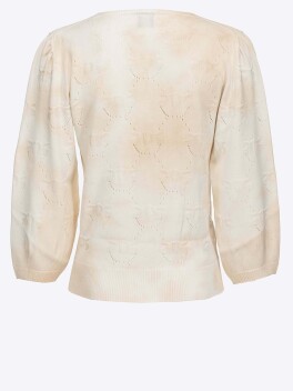 Cardigan traforato tie & dye - 3