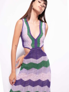 Vestito lungo crochet - 3