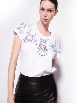 T-shirt in tattoo print - 3