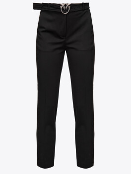 Pantaloni scuba con cintura Love Birds
