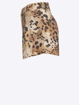 Shorts con stampa mimetica - 3
