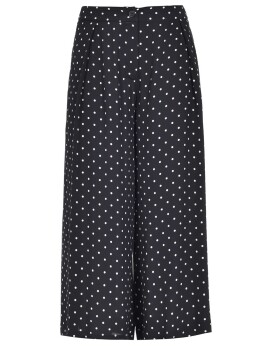 Pantaloni cropped in marocaine stampato