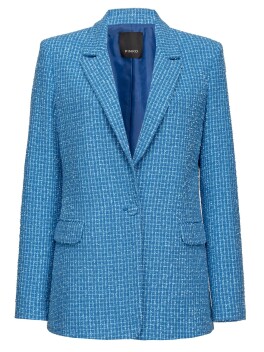 Blazer in tweed leggero bouclé