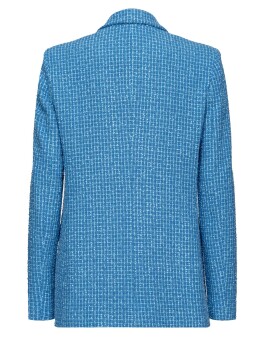 Blazer in tweed leggero bouclé - 3