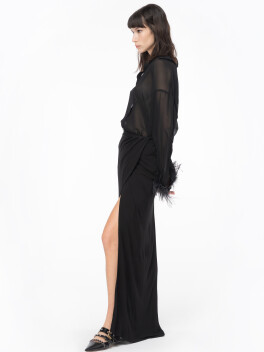 Gonna lunga interlock - 3