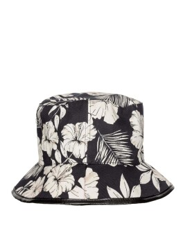 Buckle hat con stampa fiore grafico - 3