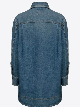 Giubbino lungo in denim - 3
