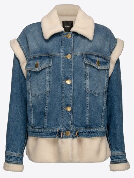 Giubbino denim e pelliccia
