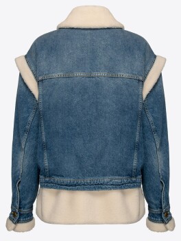 Giubbino denim e pelliccia - 3