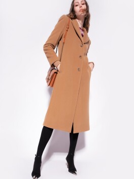 Cappotto lungo in panno - 3