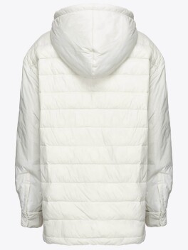 Piumino overshirt in tela tecnica - 3