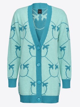 Maxi cardigan jacquard Monogram
