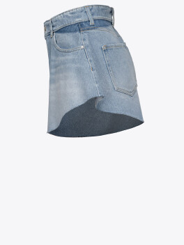 Shorts butterfly in denim bleach - 3
