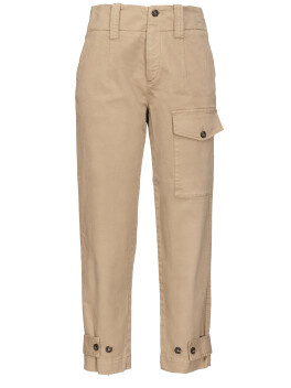Gabardine cargo pants