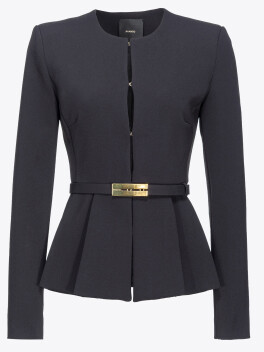 Blazer elegante con cintura