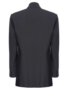 Blazer doppiopetto rever strass - 3