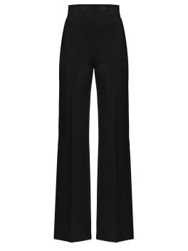Flare-fit trousers in fluid viscose