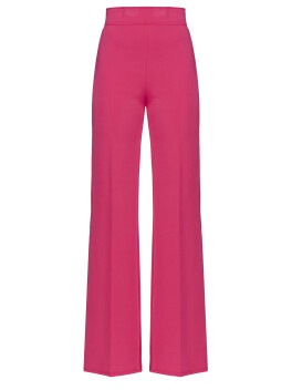 Flare-fit trousers in fluid viscose