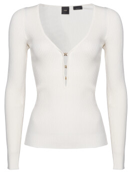 Close-fitting long-sleeved top