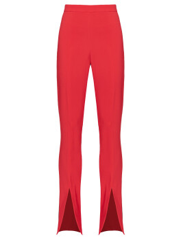 Pantaloni aderenti con spacco al fondo