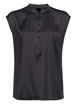 Sleeveless silk blouse