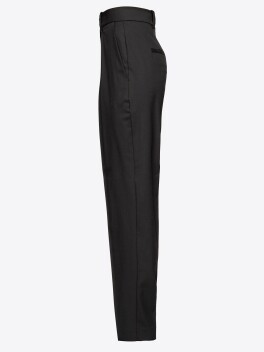 Pantaloni carrot fit crêpe - 3