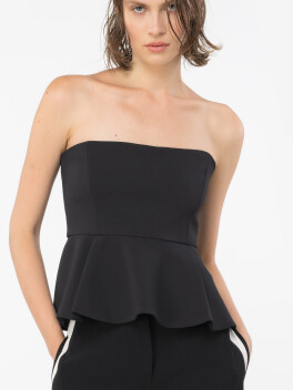 Top con maxi balza al fondo - 3