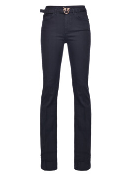 Flare jeans with fitted leg
