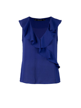 Blusa con balza
