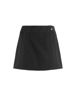 Mini skirt with side zip