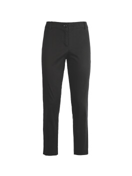 Pantalone con passanti e bottone