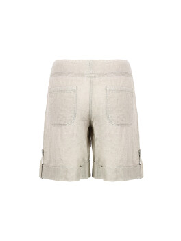 Pantaloncino con risvolto e bottoni - 3