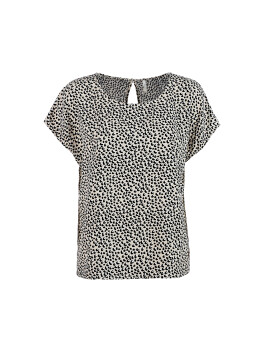 Blusa senza maniche stampata