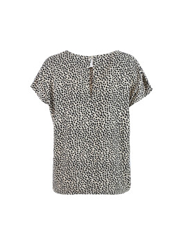 Printed sleeveless blouse - 3