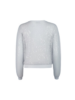 Sweater with transparent fabric - 3
