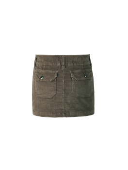 Velvet miniskirt - 3