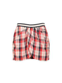 Checked miniskirt