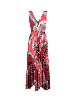 Long patterned dress