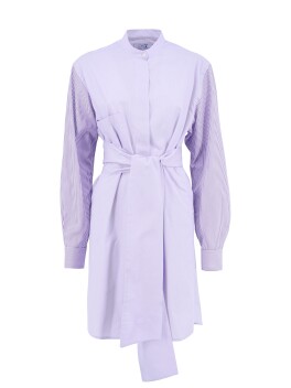 Long shirtdress in cotton